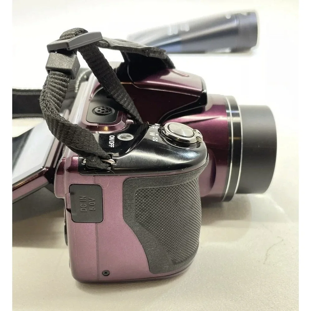 Nikon COOLPIX L830 16.0MP 34x Zoom Camera Plum W/ Bag Purple Excellent Condition